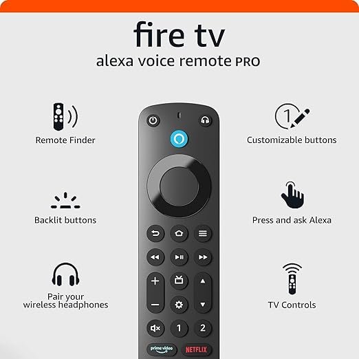 Amazon Fire TV Alexa Voice Remote Pro (newest model)